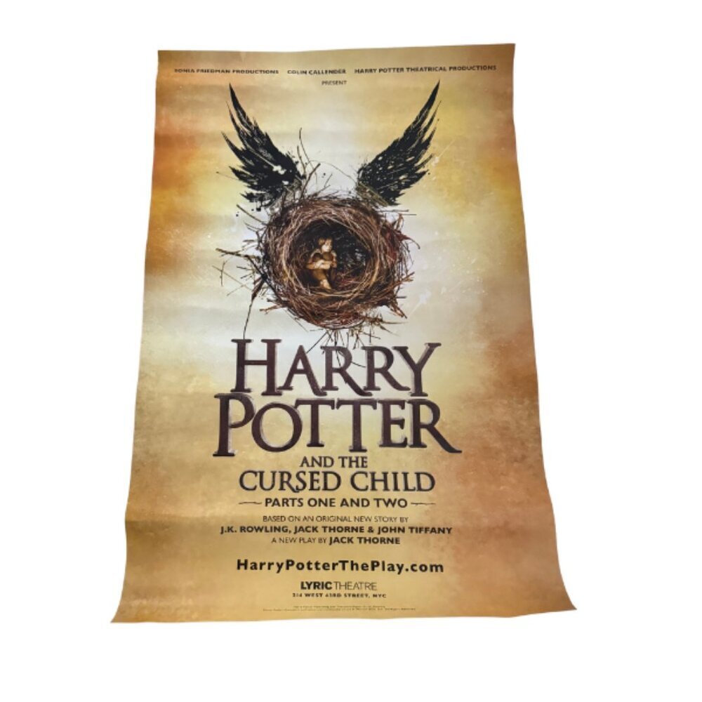 Harry Potter Cursed Child Theatre Souvenir Poster 14” x 22” Collectors Poster